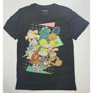 Nickelodeon Best Of The 90s T Shirt Cartoon Ren Stimpy Rugrats Arnold Size S Y2K